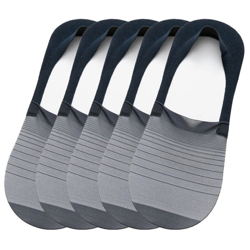 💥5 Pairs Ice Silk No-Show Socks Set