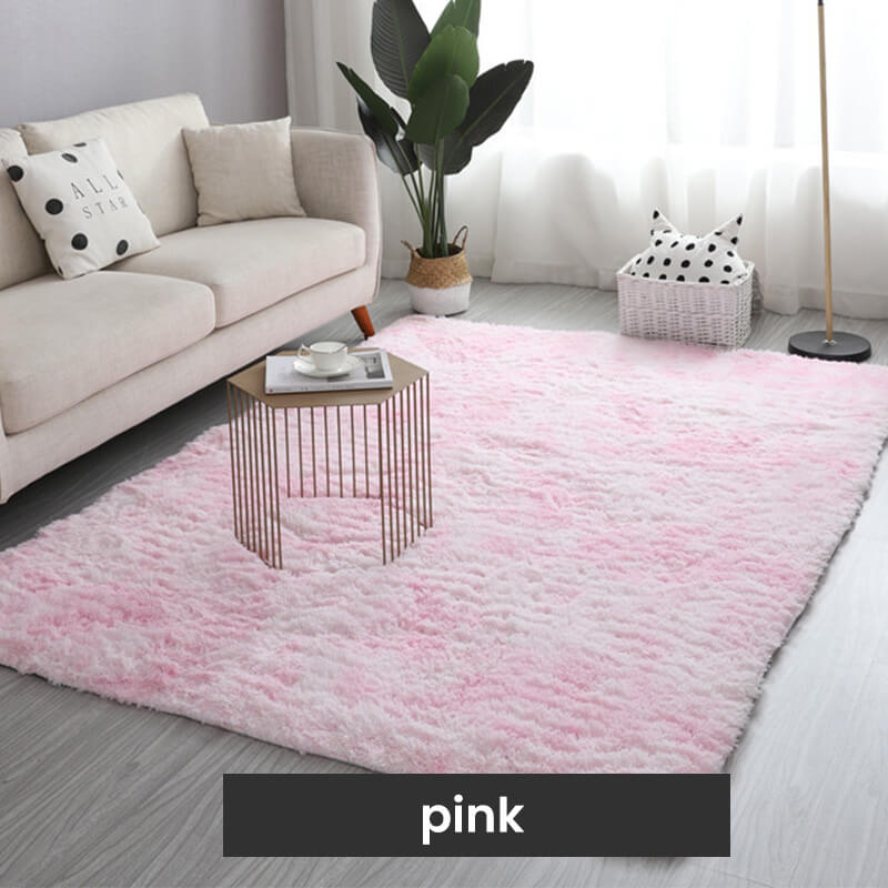 ๐ฅ Gradient Color Plush Floor Mat