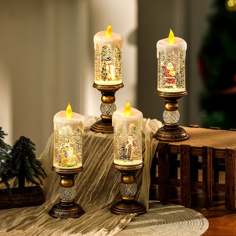 🎁Hot Promotion 49% Off🎅Christmas Candle Night Light🕯️