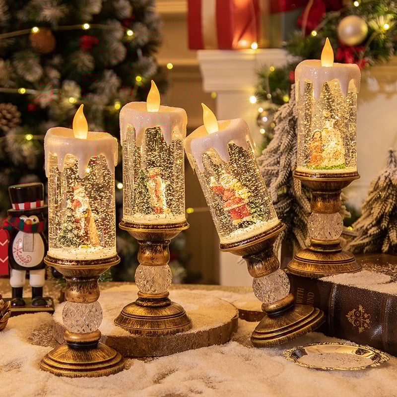 🎁Hot Promotion 49% Off🎅Christmas Candle Night Light🕯️