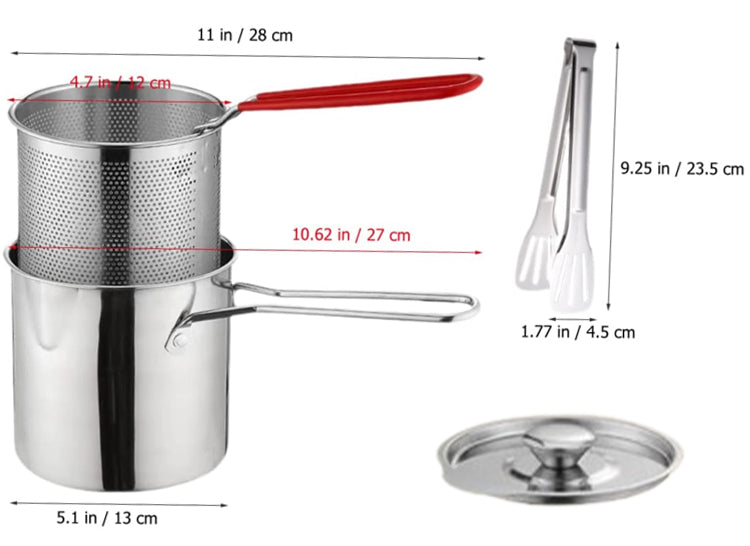 🎁304 Stainless Steel Multifuntional Fryer(50% OFF)