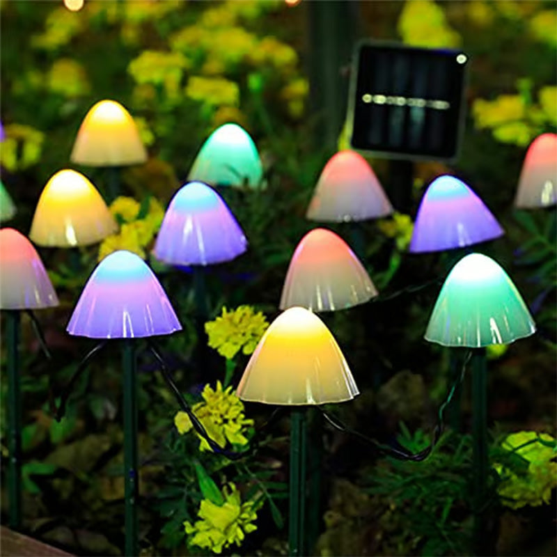 Outdoor Solar Mushroom LED Lights