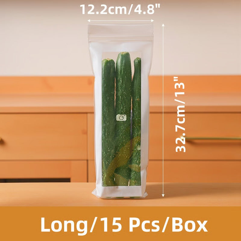 Transparent Food-Grade Reinforced Double-Seal Bags