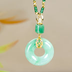 🔥2026 HOT SALE🔥 Hetian Jade Peace and Blessing Necklace