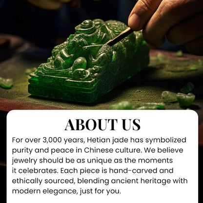 🔥2026 HOT SALE🔥 Hetian Jade Peace and Blessing Necklace