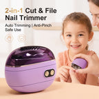 🔥2-in-1 Smart Electric Nail Trimmer & Polisher for All Ages 👨‍👩‍👧‍👦 – Blade-Free, Blood-Free & Stress-Free Nail Care! 💅