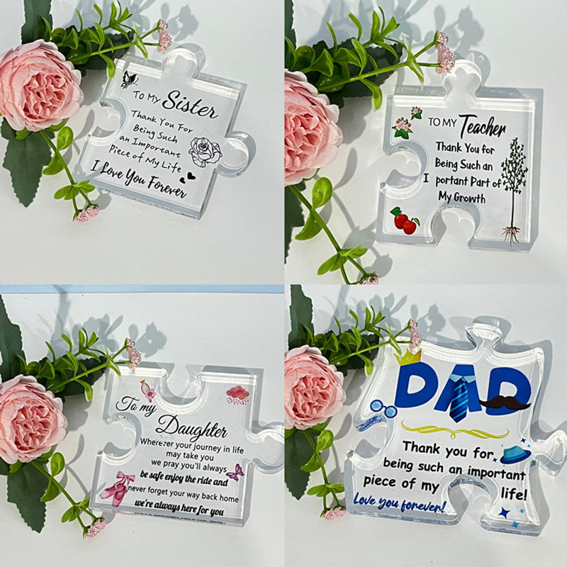 💕Engraved Puzzle for Sisters/Mom/Dad/BestiesDaughter/Grandma/Wife