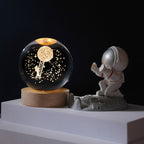 💞50K+ SOLD!💫🌌 Bring the Galaxy into Your Room. 3D Crystal Ball Night Light – 50% OFF! ✨🌙