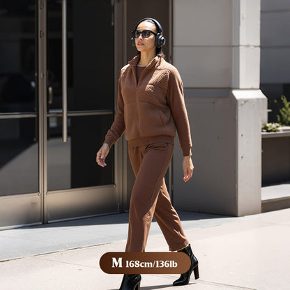 Your New Go-To Winter Outfit – 3-Piece Warm Knit Lounge Set That Keeps You Cozy, Chic & Confident All Day ❄️