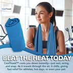 🎁 Buy One, Get One Free🔥🔥 Absorbent Cooling Towel, Can Be Used Anytime, Anywhere!