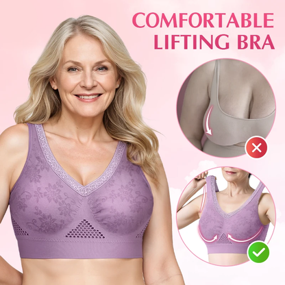 【✨1+1 Free - 2 Pcs】Pure Cotton Buttonless Comfy Lifting Bra
