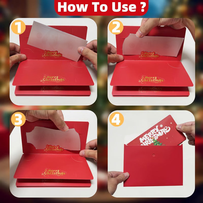 🎁🔥Early Christmas Sale ✉️Christmas Cash Gift Envelope🎅🎄
