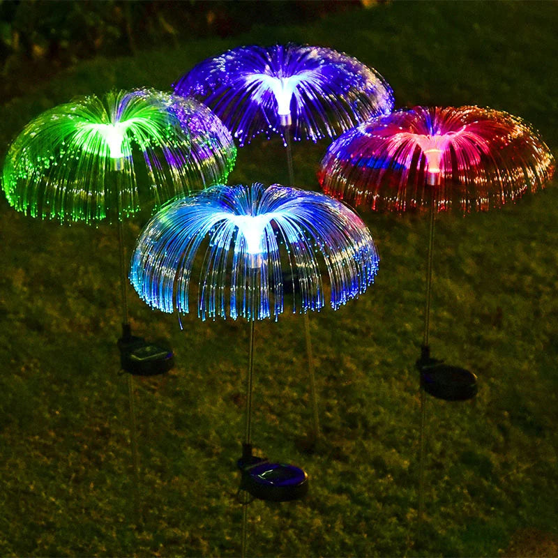 Solar Garden Lamp – Color-Changing Jellyfish Lamp