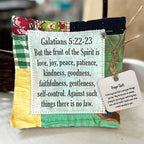 💜✝️Best Encouraged And Blessed Gift-Prayer Quilt With Cross Inside