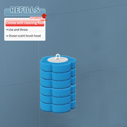⚡50K+ SOLD!🚽💦Disposable Replacement Wall-Mounted Innovative Toilet Brush Set✨
