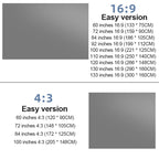 🔥HD Projector Screen 4K Anti Light Foldable