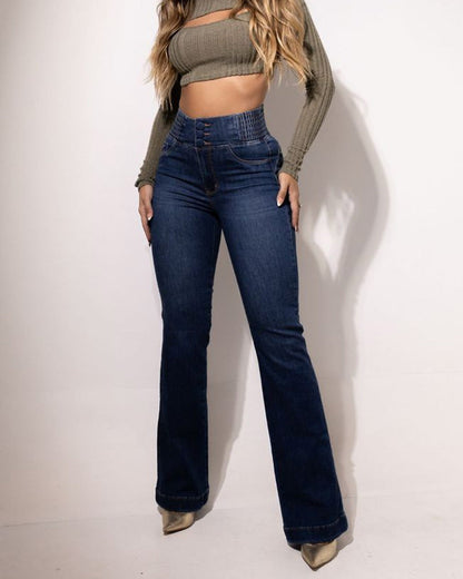 💕Spring New👖Stretch Flare Jeans With A High Waist