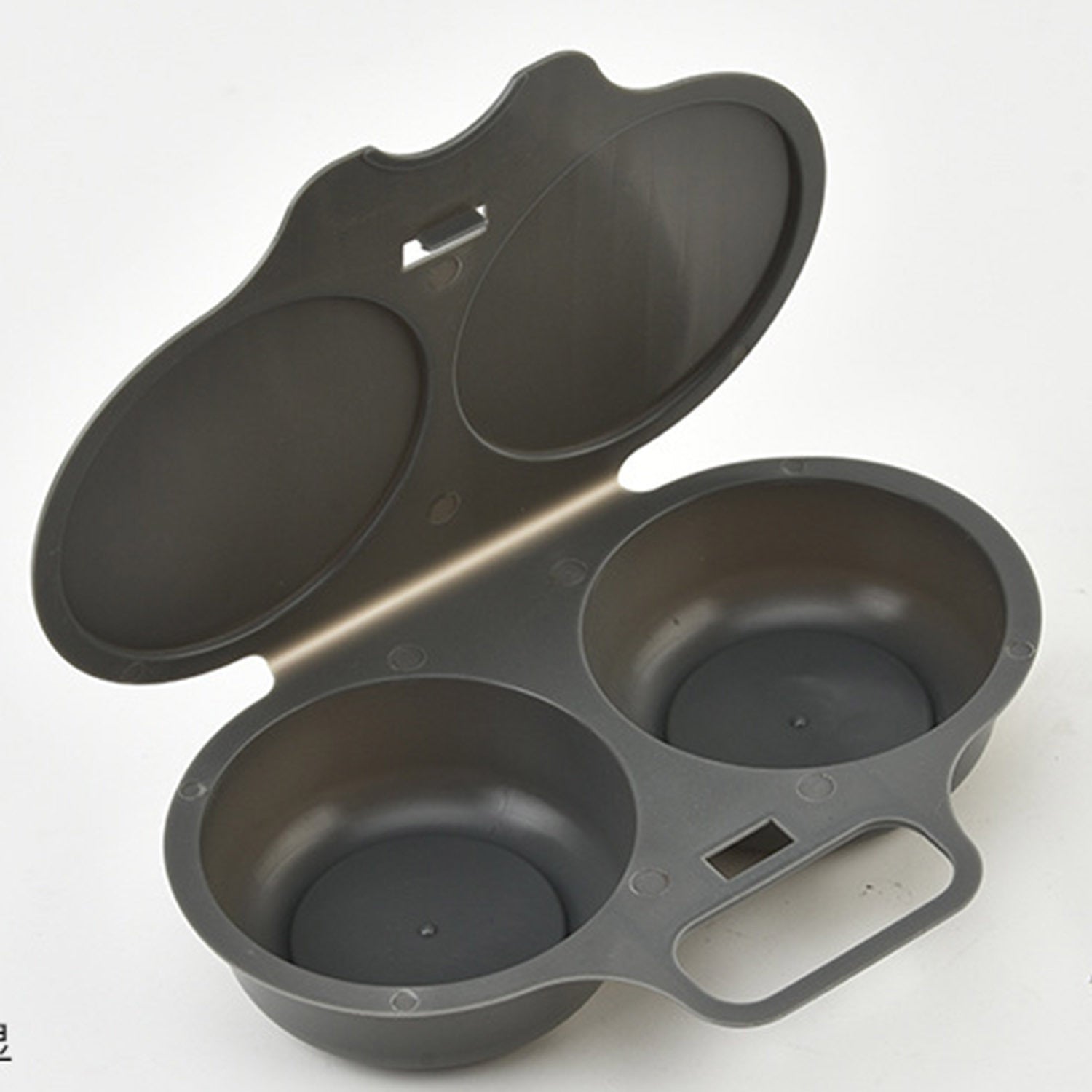 📢BUY 1 GET 1 FREE! 🍳 Dual Cavity Microwave Egg Poacher – Quick Oil-Free Cooking, Food-Grade PP & Versatile Kitchen Essential 💫