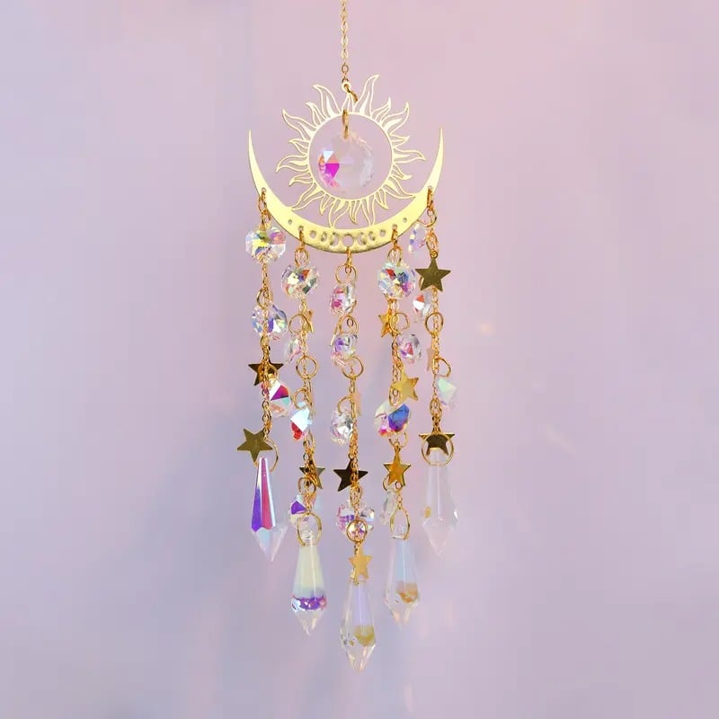🌈Crystal Sun Catcher, lndoor Outdoor Decor for Window Bedroom Courtyard Garden☪️