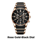 🎁Men's Waterproof Multifunctional Quartz Watch