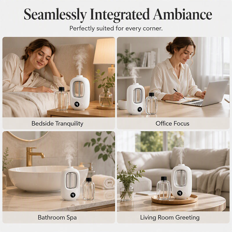 🥳Freshen Any Room Instantly! No-Cord Timed Aroma Diffuser