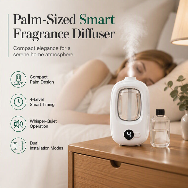 🥳Freshen Any Room Instantly! No-Cord Timed Aroma Diffuser