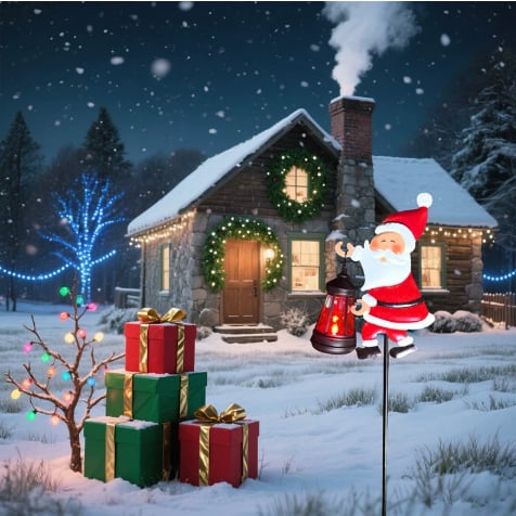 🎅Christmas Solar Kettle Light & Lantern Garden Decor Collection