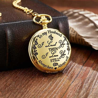 🎉 Vintage Quartz Pocket Chain Watch