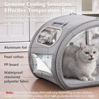 🐾Luxury Space Capsule Style Air-Conditioned House – Keep Your Furry Friend Cool, Calm & Comfortable Anywhere✨