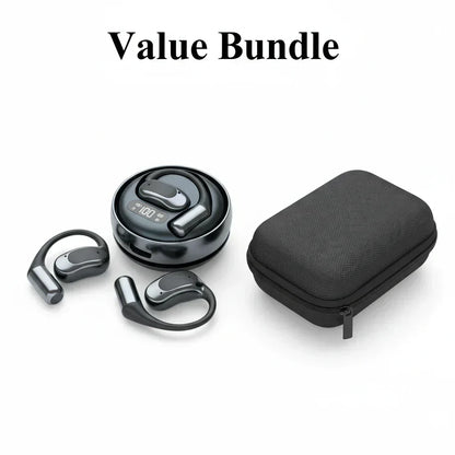 🎧 Open-ear Headphones with 72-hour Battery Life, Secure Fit for Workouts and Commutes ✨