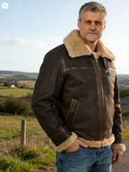 Men's Sheepsink bomber Jacket(CLEARANCE)