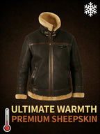 Men's Sheepsink bomber Jacket(CLEARANCE)