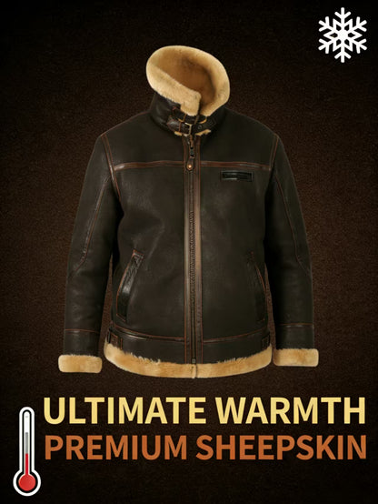 SHEEPSKIN BOMBER JACKET