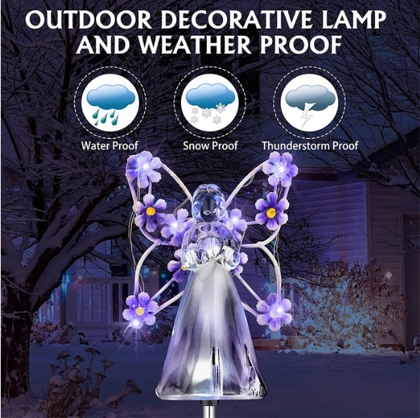 🧚‍♀️WATERPROOF SOLAR ANGEL LIGHT😇💫