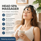 Cordless 8-Point Electric Scalp Massager – 4 Vibration Modes & USB-C Rechargeable