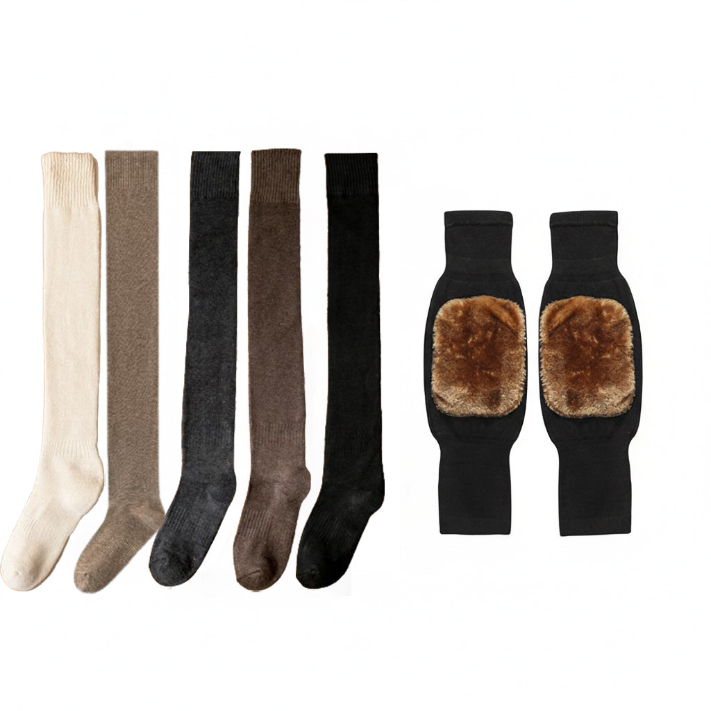 🔥🥳2026 HOT SALE🥳💞50K+ SOLD!🧦🤝✨ Classic Elegance, Effortless Wear | Soft & Stretchy Thigh High Socks❤️🔥🧦