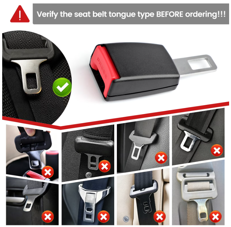 🔥Car Belt Buckle Extension Seat Belt Clips🚗