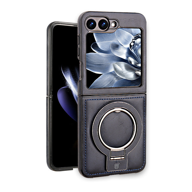 Luxury PU Leather Magnetic Case with Stand for Samsung Z Fold & Z Flip