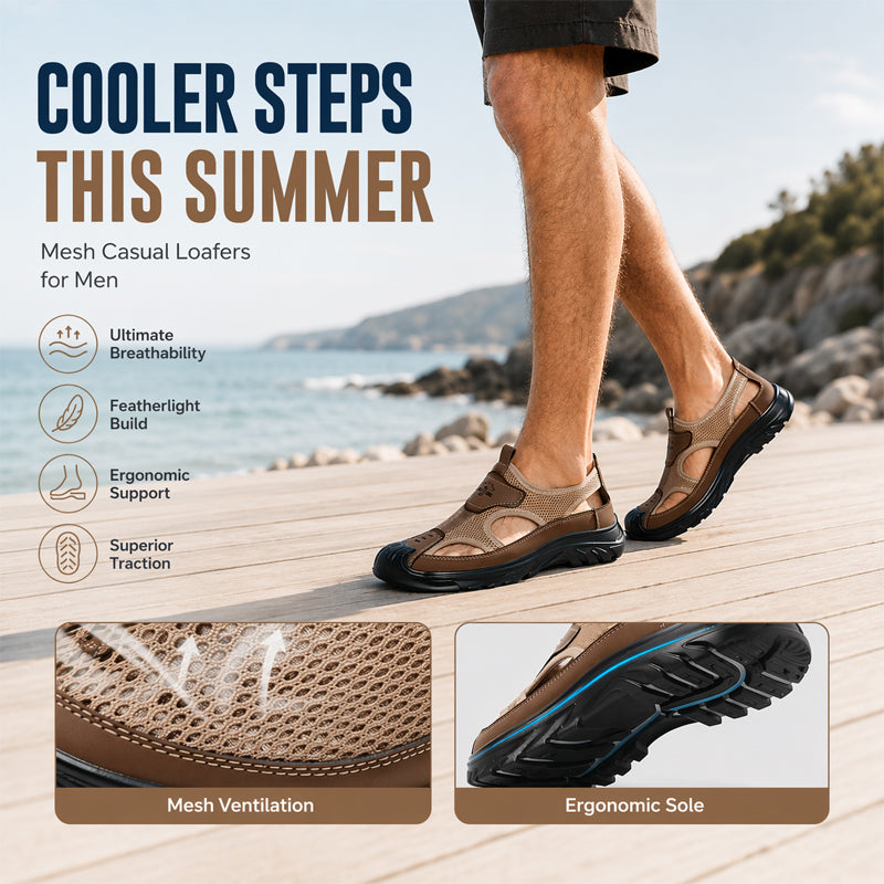 ⏳Time-Limited Special⏰Mesh Hollow Lightweight Soft Sole Sandals