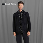 🎁Men’s Stylish Notched Lapel Winter Tweed Jacket with White Duck Down Lining