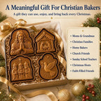 🥧✨ Faith & Nativity Christmas Mini Pie Mold Collection