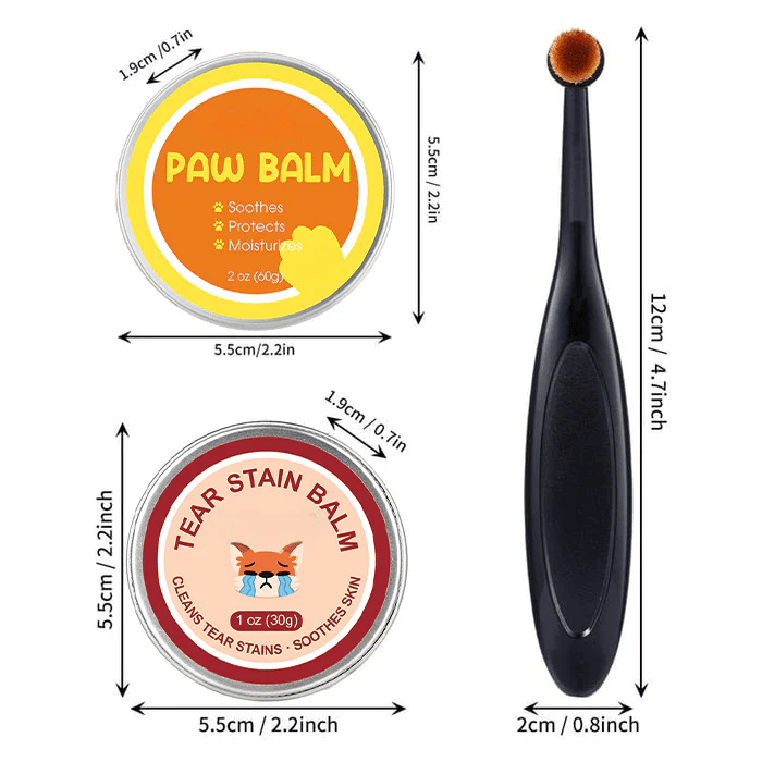 ❤️Pet Tear Stain Protection Cream & Brush Set