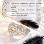 ✨💍Handmade Witch's Return-Knot Protection Ring💞Protect Your Loved Ones