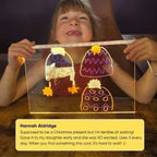💞 Kids Luminous LED Acrylic Drawing Board