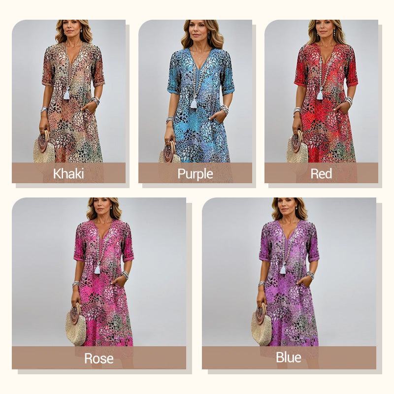 💥Safari Chic Leopard Dress