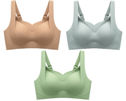 💖 Women's Seamless Wireless Push-Up Bra