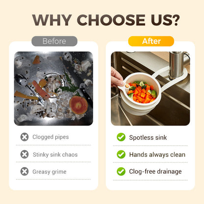 🎉 Buy 3 Get 2 FREE 🎉Multifunctional Drainage Basket – Must-Have Kitchen Helper!