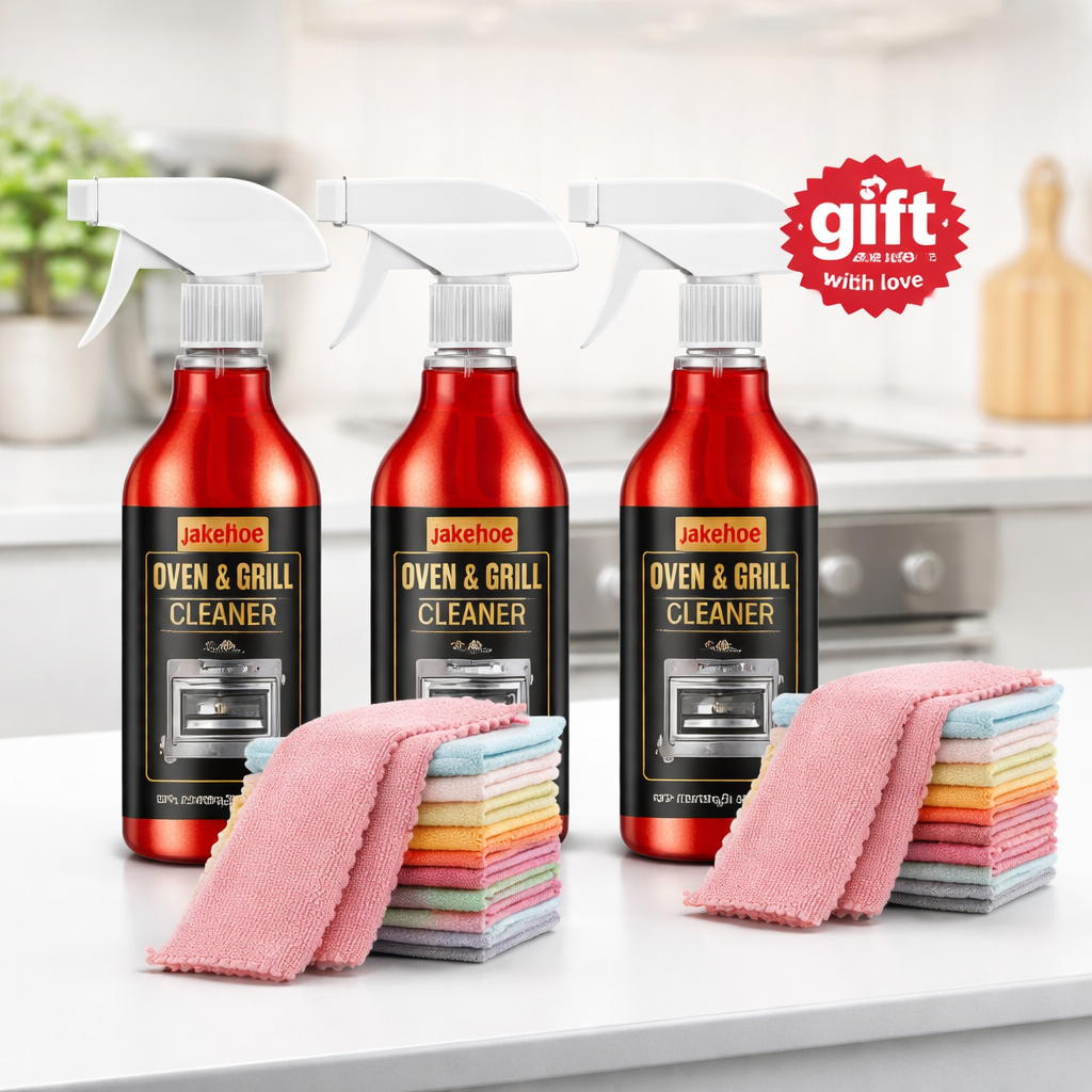 🧼 Oven & Grill Cleaning Spray – Powerful Degreaser, Odor Eliminator & Easy Spray 🧽