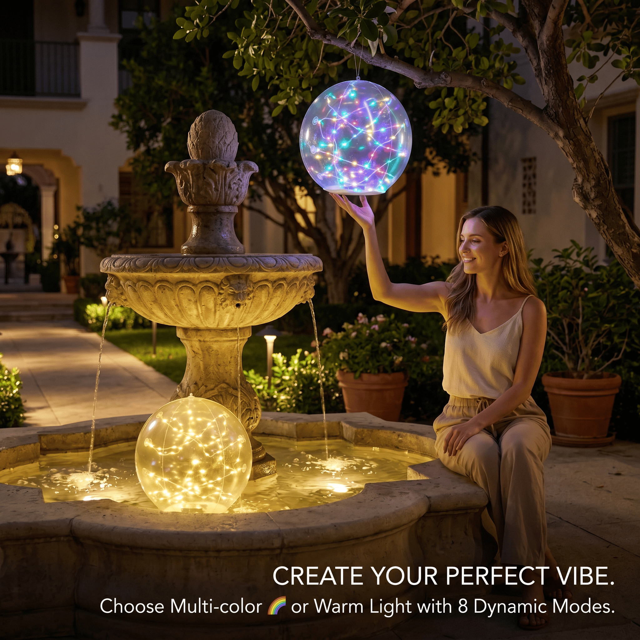 💕Floating Outdoor Solar Decorative Light🌙