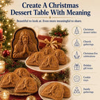 🥧✨ Faith & Nativity Christmas Mini Pie Mold Collection